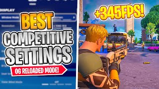 The BEST Competitive Settings in Fortnite Reload FPS Boost amp More [upl. by Layman]