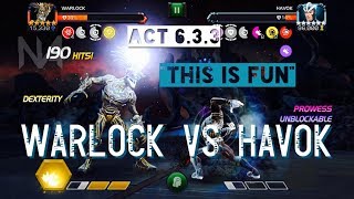 Warlock vs Act 633 Havok  Boss Solo [upl. by Sidras]