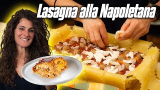 How to Make the EPIC Lasagna alla Napoletana  SouthernStyle Lasagna [upl. by Ademordna464]