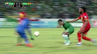 Comoros Goal vs Black Stars of Ghana [upl. by Ahsienar]