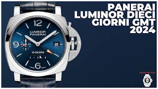 PANERAI LUMINOR DIECI GIORNI GMT  The best GMT release of 2024 [upl. by Ailis]