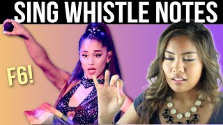 How I Sing Ariana Grande Whistle Notes [upl. by Newol719]