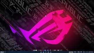 Windows 10 11 ROG theme [upl. by Assilak]