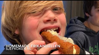 Frikandellen maken  Sjefkoken [upl. by Anibas740]