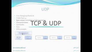 البروتوكول TCP و UDP [upl. by Viviana]