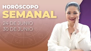 HORÓSCOPO SEMANAL  24 DE JUNIO AL 30 DE JUNIO  KATIUSKA ROMERO [upl. by Aneekat]