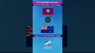 West Indies vs New Zealand  ICC T20 World Cup 2024  Match 26 cricket t20worldcup2024 wivsnz [upl. by Neyr]