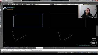 AutoCAD Chamfer Komutu Pah Kırma ve AutoCAD Fillet Komutu 6 Halis Hoca [upl. by Lark779]