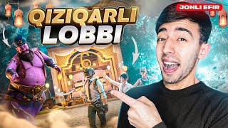 QIZIQARLI LOBBI QILAMIZ STRIM 🔥 PUBG MOBILE [upl. by Akemahc]