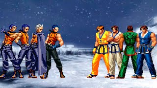 KOF Mugen K9999 Team vs Kim Kaphwan Team [upl. by Ibed478]