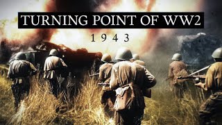 1943 Turning Point of WW2 in Europe Documentary [upl. by Wilburn935]