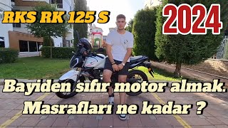 BAYİDEN SIFIR MOTOR ALMAK SÜREÇ MASRAFLAR [upl. by Intyrb275]