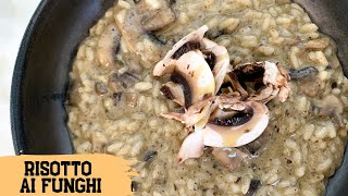 Risotto ai funghi Champignon con mantecatura speciale Da provare senza indugi  Acquolinainbocca [upl. by Rochus692]