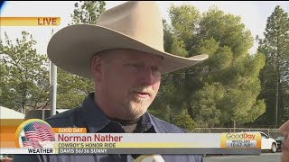 Cowboys Honor Ride for Deputy Brian Ishmael [upl. by Elyad]