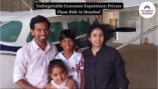 Unforgettable Customer Experience Private Plane Ride in Mumbai [upl. by Jedediah884]