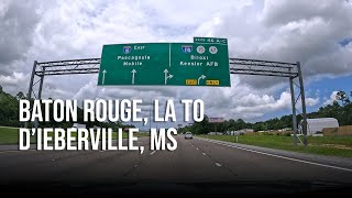 Road Trip  Baton Rouge LA to Diberville MS [upl. by Zakarias531]