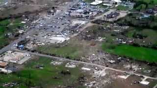 April 27 2014 Arkansas Tornado Damage to Vilonia AR [upl. by Ahcmis]