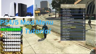 PS45 How To Install A Mod Menu For Grand Theft Auto 5 149 1100  Downloads [upl. by Esten]