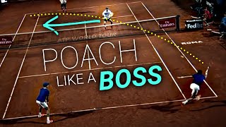 How to Poach like a BOSS tennis lesson [upl. by Halie]