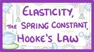 GCSE Physics  Elasticity spring constant and Hookes Law 44 [upl. by Lebisor]