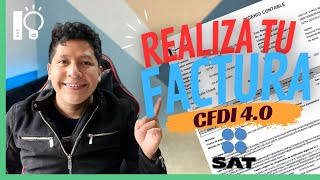 FACTURA PÚBLICO GENERAL CFDI 40  RESICOACT EMPRESARIAL  Factura en el portal del SAT 2022 [upl. by Elise]