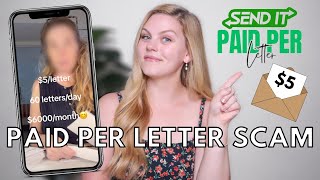 TIKTOK’S VIRAL “LETTER WRITING” SCAM EXPLAINED  Spoiler You don’t actually get paid 5 per letter [upl. by Mcfarland]