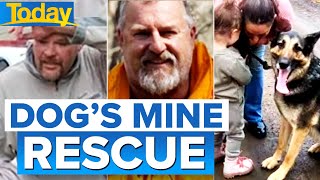 Beaconsfield survivor saves family dog stranded in mine shaft  Today Show Australia [upl. by Carmine]