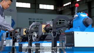 PHCF100 PHCF350 Drive Shaft Balancing Machine step 4 Electrical Compensation [upl. by Llerruj396]