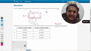 A cell with negligible internal resistance is connected as shown The ammeter and the voltmeter [upl. by Janenna]