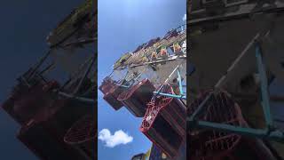 Zipper ride at 2024 Yarmouth Clam Festival in Maine shorts zipperde carnival fairrides [upl. by Nolad398]