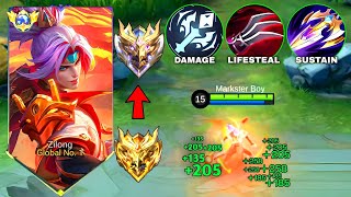 WOW ZILONG 50 INCREASE DAMAGE  UNLIMITED CRIT😱 ZILONG NEW META 2024 [upl. by Arty206]