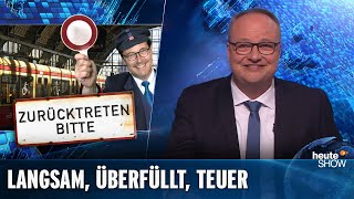 Die Bahn – 25 Jahre lang erfolgreich kaputtgespart  heuteshow vom 22112019 [upl. by Anivlem]