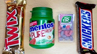 Satisfying video with Mentos asmrsoundsasmrcandy [upl. by Ahsital]