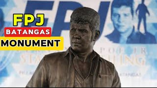 FPJ STATUE UNVEILING IN BATANGAS  FPJ LEGACY [upl. by Dlared619]