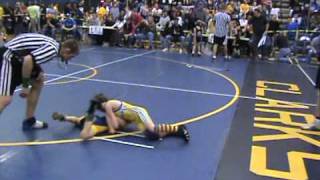 Jacob Hall Wrestling State Champion Ship 2009M01 [upl. by Lladnik86]