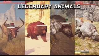 Killing All 8 Legendary Animals in Assassins Creed Odyssey [upl. by Ennaus]