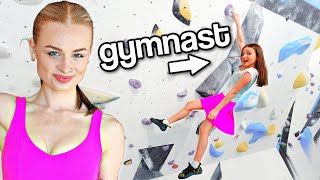 12 YR OLD GYMNAST vs TEEN ROCK CLIMBER CHALLENGE  Family Fizz [upl. by Annovad178]