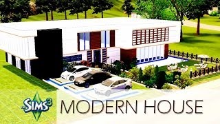 The Sims 3 Modern House บ้านสไตล์โมเดิร์น [upl. by Marquis527]