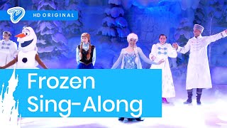 Frozen Singalong Disneyland Paris FULL SHOW Chantons La Reine des Neiges [upl. by Wilinski262]