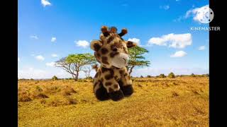 Tiger Kills Giraffe Plush Toy Version [upl. by Adlin]