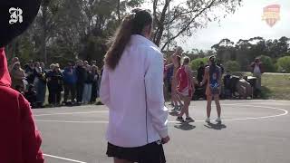 MCDFNL 15ampU Netball Grand Final Natte Bealiba vs Harcourt [upl. by Dnomrej]