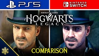 Hogwarts Legacy Switch vs PS5 Comparison [upl. by Eanahs]