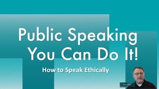 How to Speak Ethically [upl. by Ellimac]