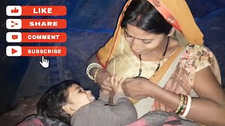 Indian biutiful mom baby feeding viralvideo 2024 dailyvlog [upl. by Anidam643]