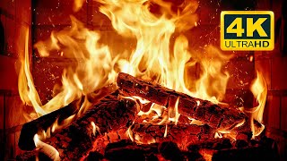 🔥 Cozy Fireplace 4K 12 HOURS Fireplace with Crackling Fire Sounds Crackling Fireplace 4K [upl. by Ilarrold]