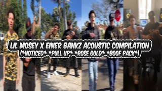 Lil Mosey x Einer Bankz Acoustic Compilation Noticed Pull Up Rose Gold Boof Pack [upl. by Yduj]