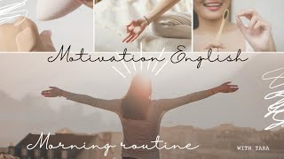 Morning routine for success in english motivation inspiration enthusiastic morninghabit success [upl. by Doniv]