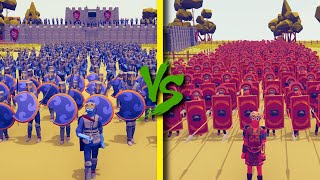 ROMAN ARMY vs MEDIEVALARMY  Totally Accurate Battle Simulator TABS [upl. by Cresa]