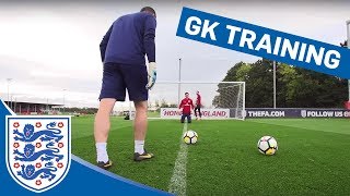 Four Keeper Drill Crosses amp More at Goalkeeper Training  Inside Training [upl. by Cayla]