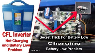 Repair CFL Inverter Not Charging Problem  CFL Invereter Battery Low Problem cflinverterrepair [upl. by Ihdin]